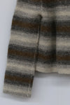 SWAYING/KNIT Thick Striped Cardigan SW212SZ09